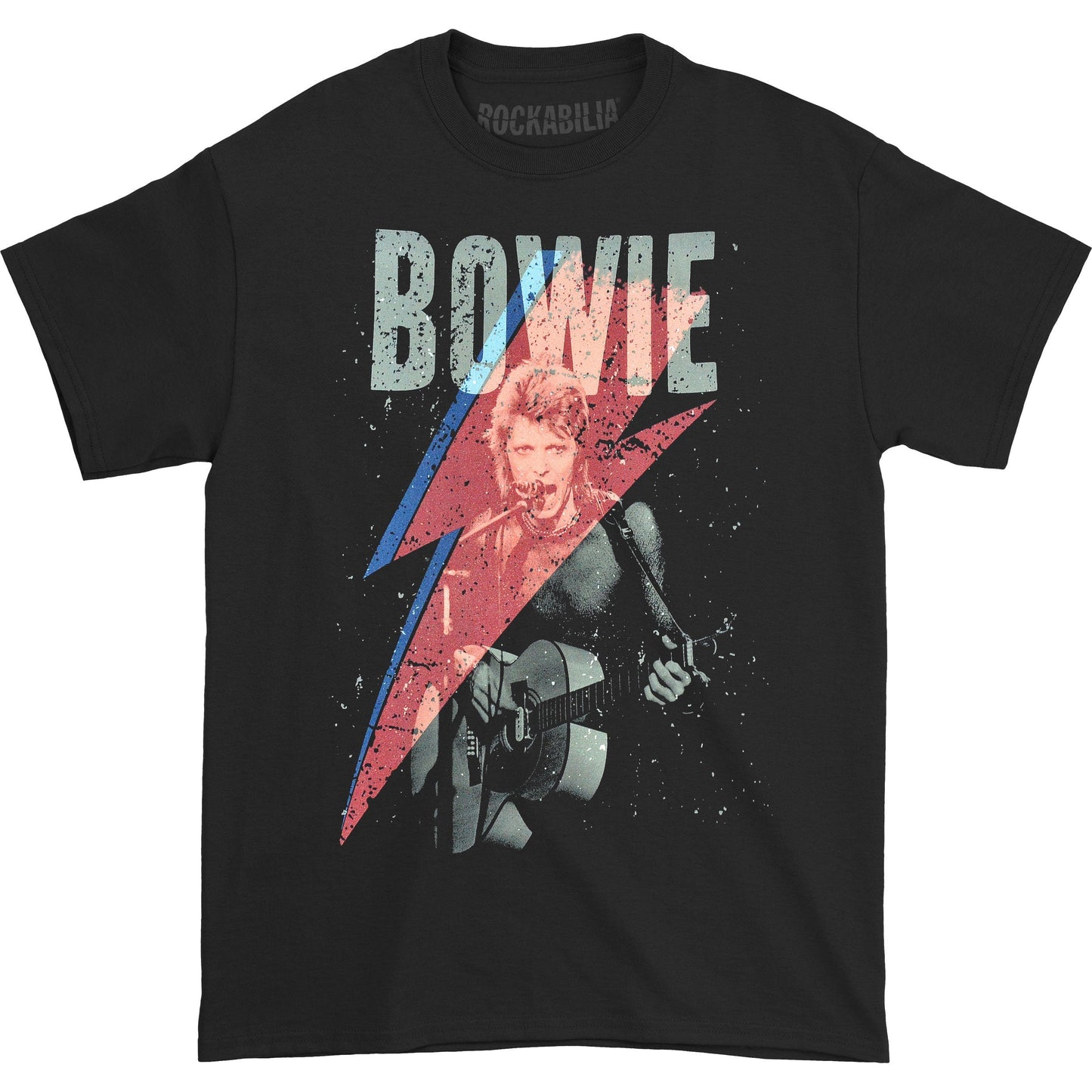 Distressed Bolt Slim Fit T-shirt Style001
