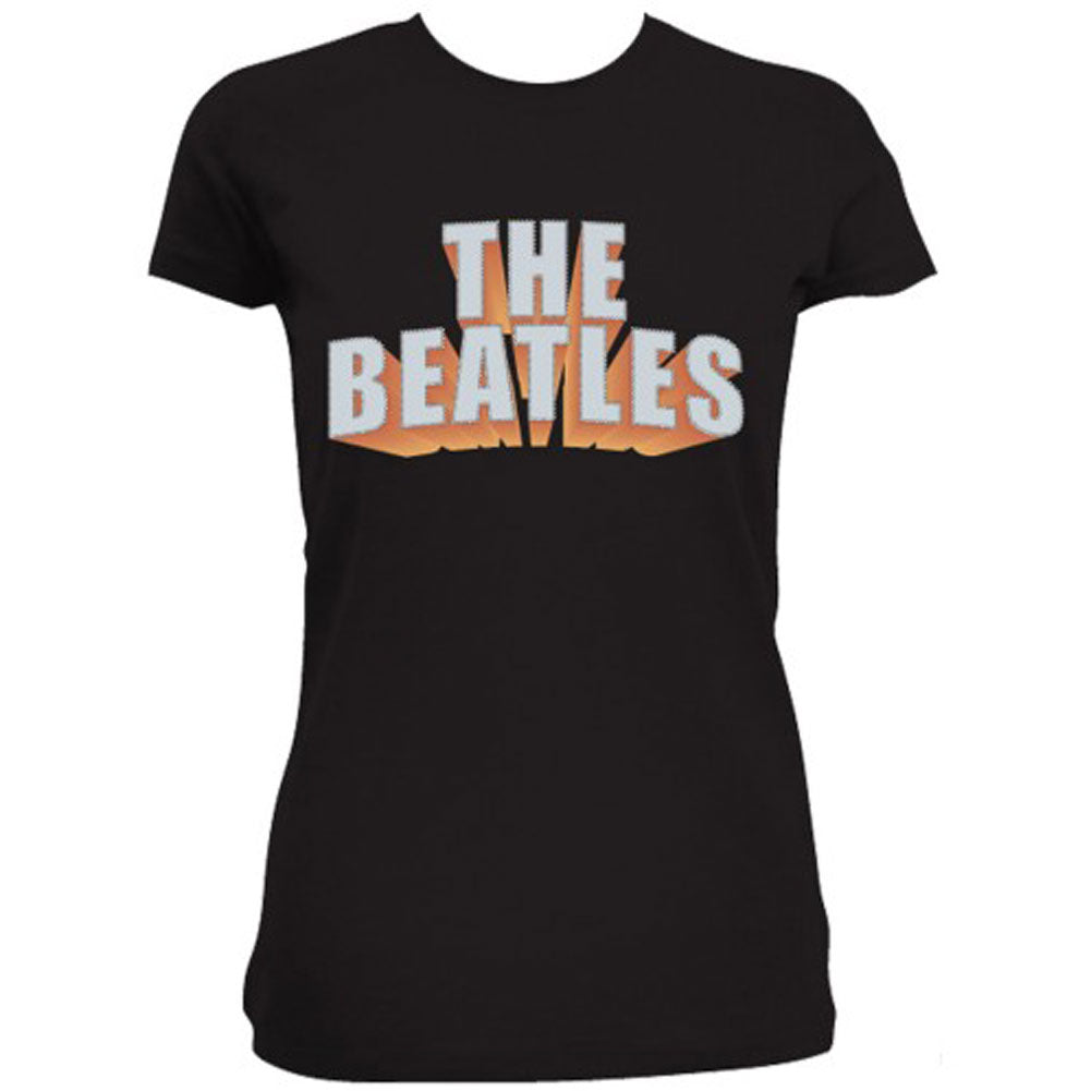 3D Logo (Diamante) Ladies T-Shirt Junior Top