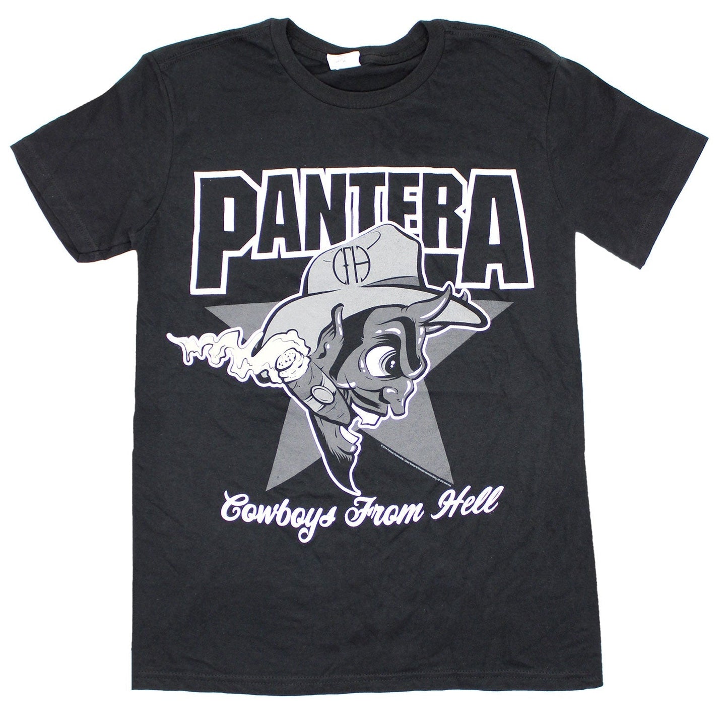 Cowboys From Hell Cartoon Devil T-shirt