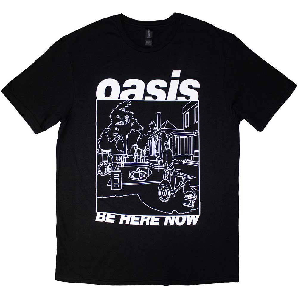 Be Here Now Line Drawing T-shirt