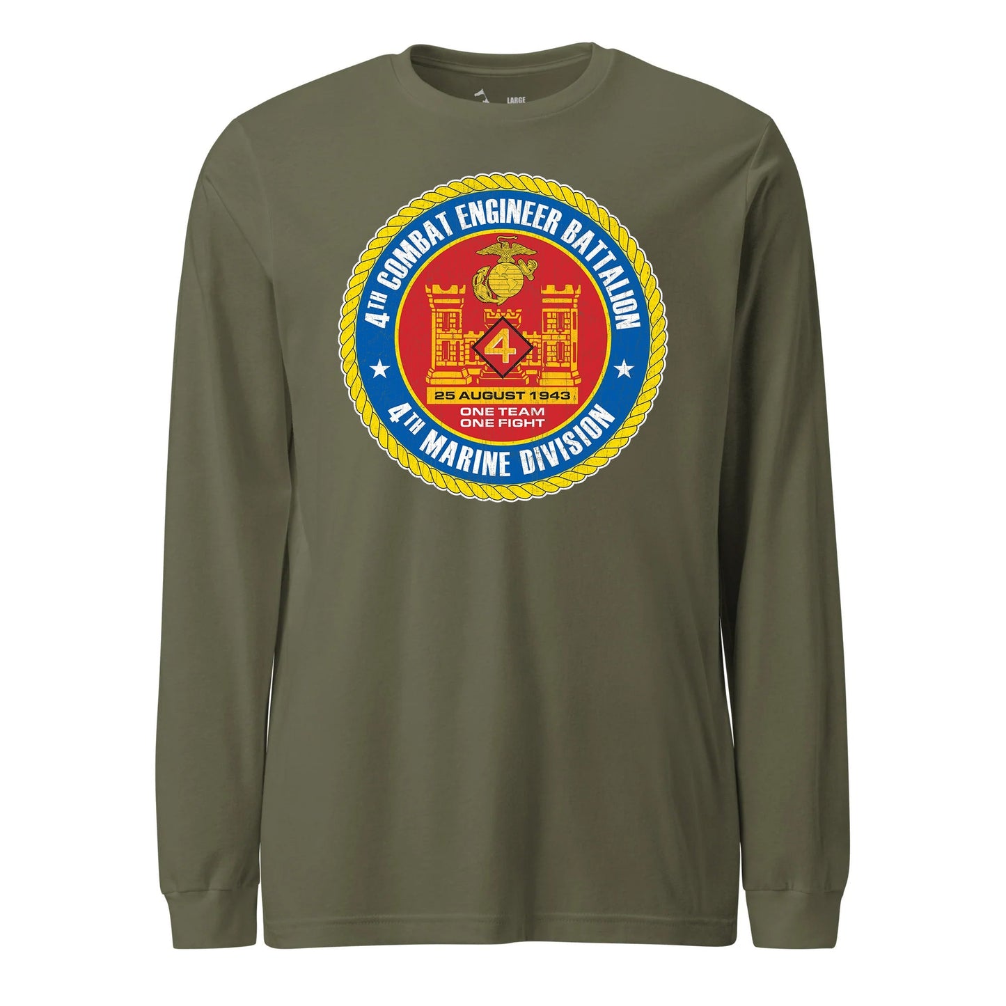 4th Combat Engineer Battalion Long Sleeve T-Shirt