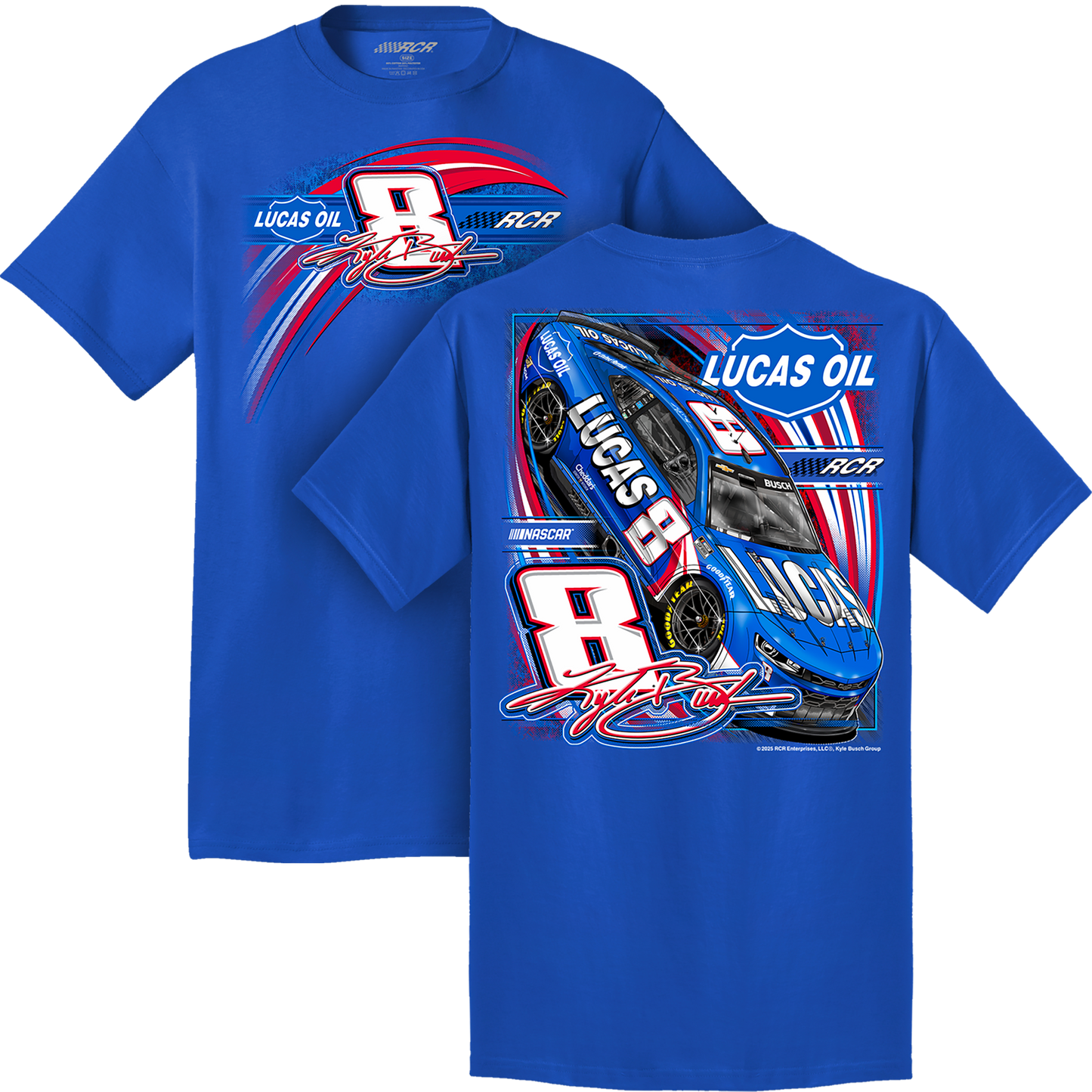 KYLE BUSCH #8 LUCAS OIL TRU ROYAL 2-SPOT TEE