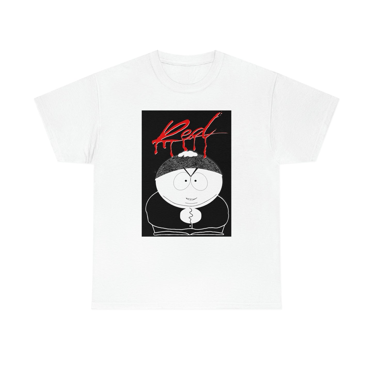 Playboi Cartman (Eric Cartman from South Park) Whole Lotta Red Album Cover - Unisex Heavy Cotton Tee