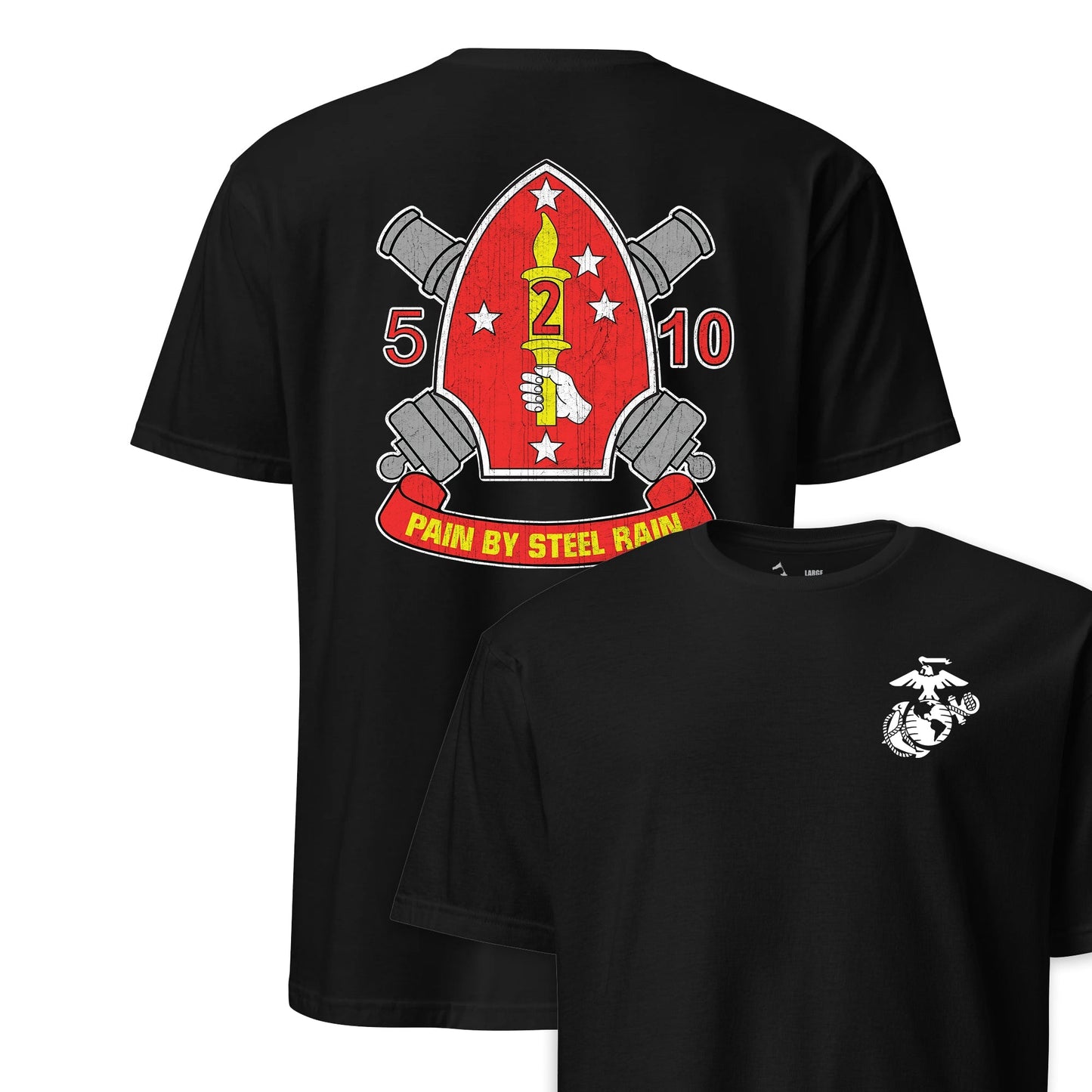 5th Battalion 10th Marines Back Print T-Shirt