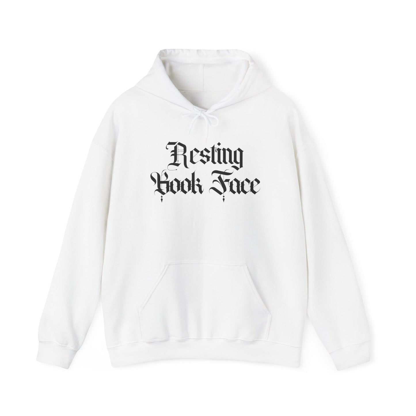 Resting Book Face Hoodie