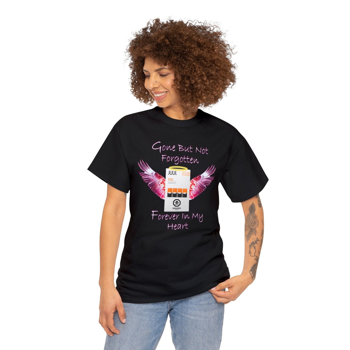 Gone but not forgotten Mango Juul Pods - Unisex Heavy Cotton Tee