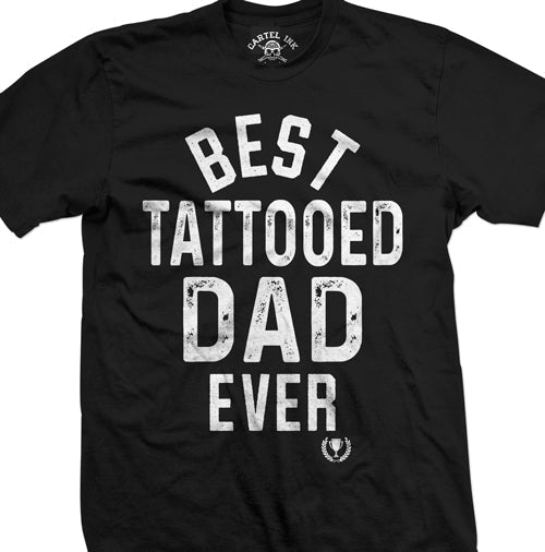 Best Tattooed Dad  Men's T-Shirt