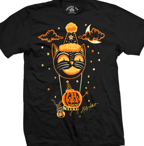 Lucky Hellcat Hallows Eve Unisex T-Shirt