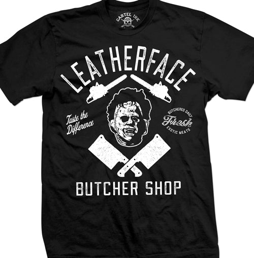 Leatherface Butcher Shop Mens T-Shirt