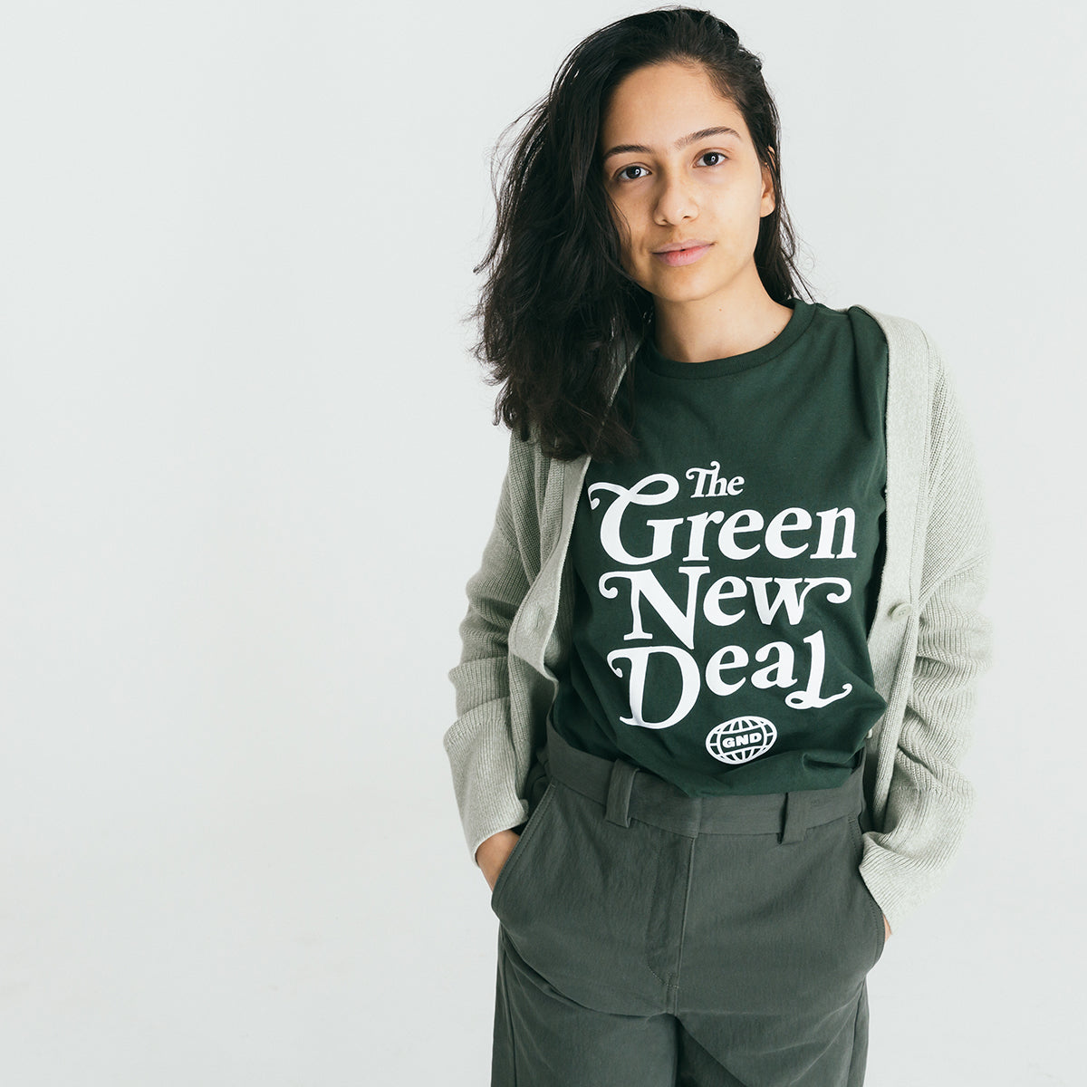 Forest Green New Deal Tee
