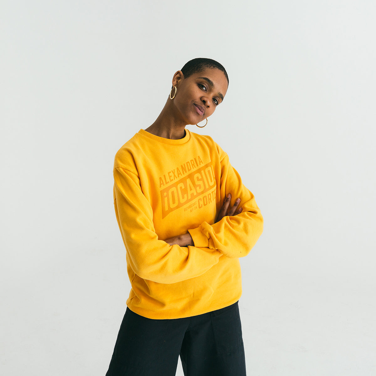 Gold Supporter Crew Sweatshirt (Unisex)