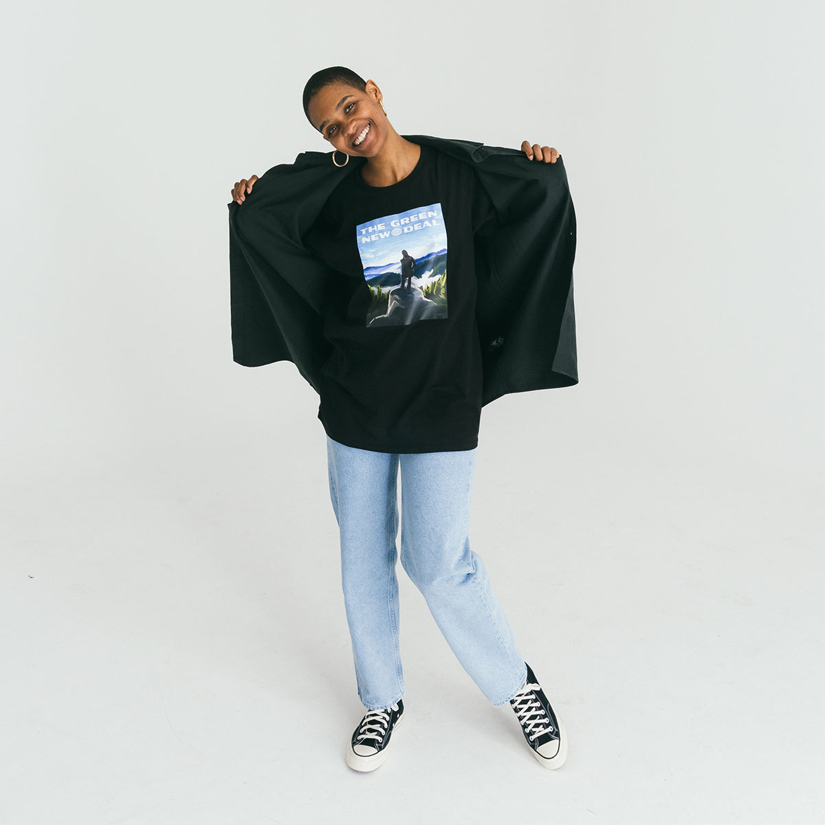 Green New Deal Illustration Tee