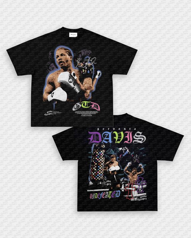 GERVONTA DAVIS V2 TEE, Boxing T-shirt, Boxer Tee, Sports Shirt, UFC Shirt, Workout T-shirt, Gift for Him Hoodie Sweatshirt Menswear Streetwear