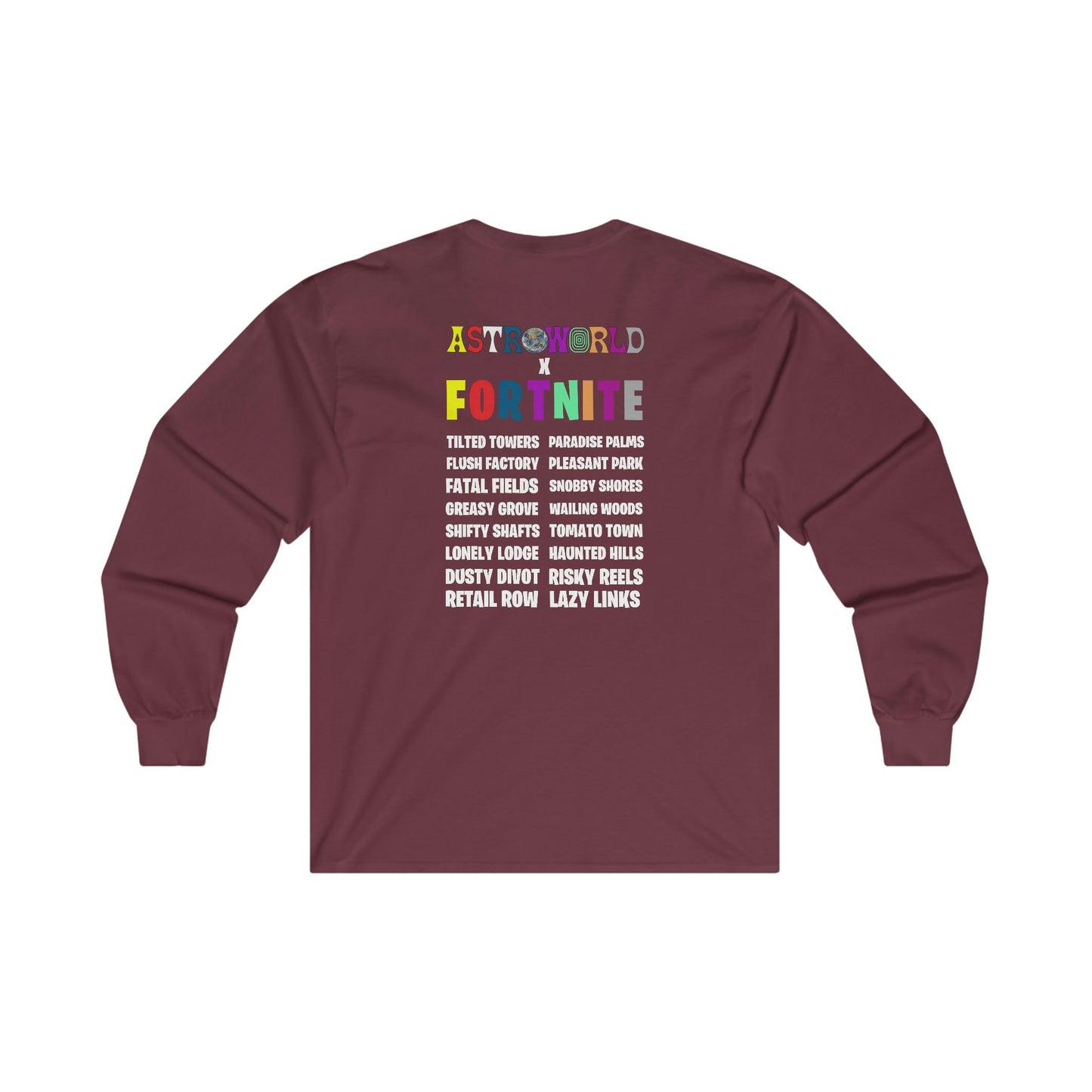I Survived the Travis Scott Fortnite Concert - Ultra Cotton Long Sleeve Tee - All Colors Style002