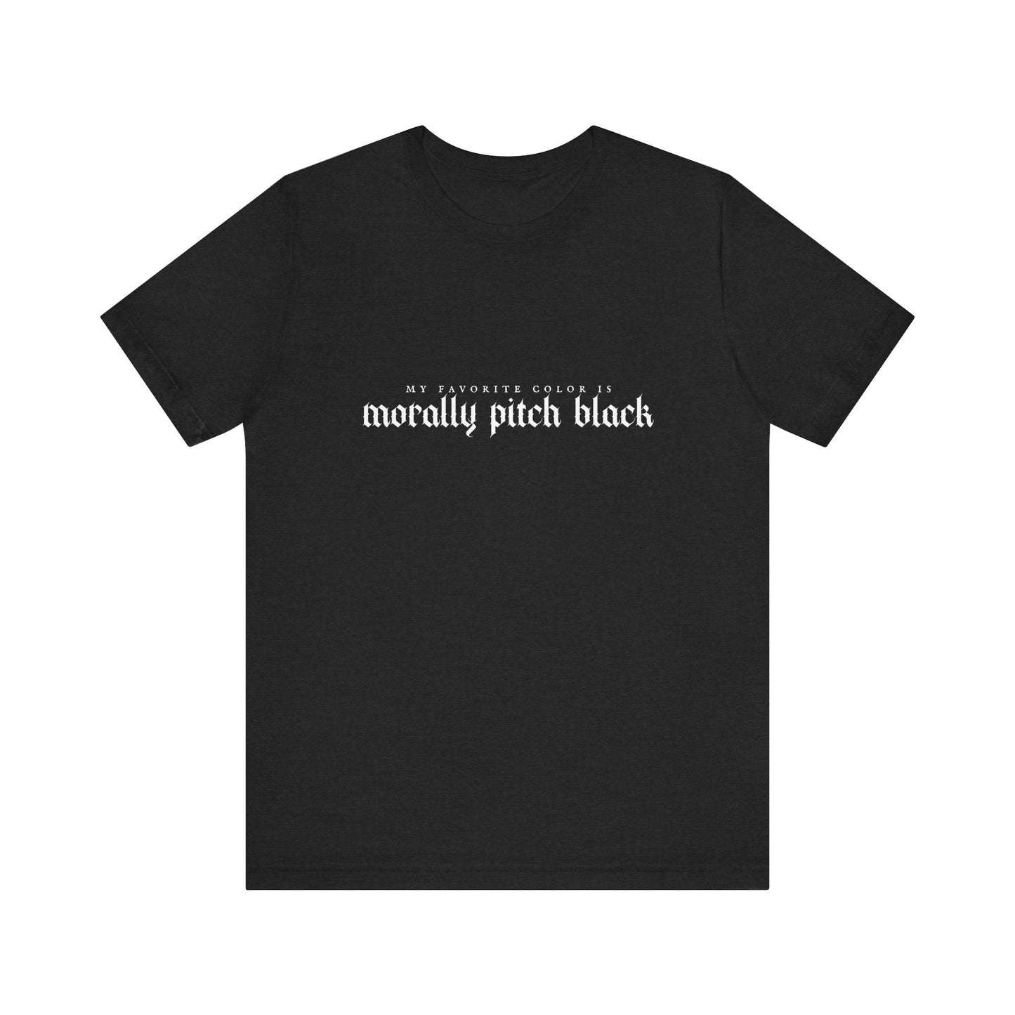 Morally Black Tee
