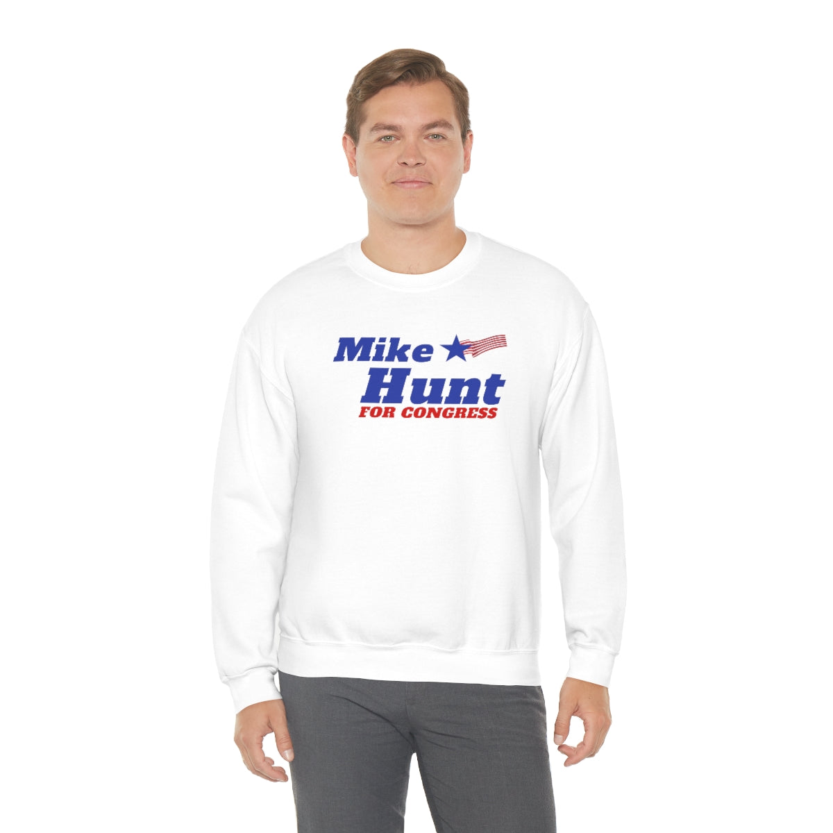 Mike Hunt - Unisex Heavy BlendÃ¢â€žÂ¢ Crewneck Sweatshirt