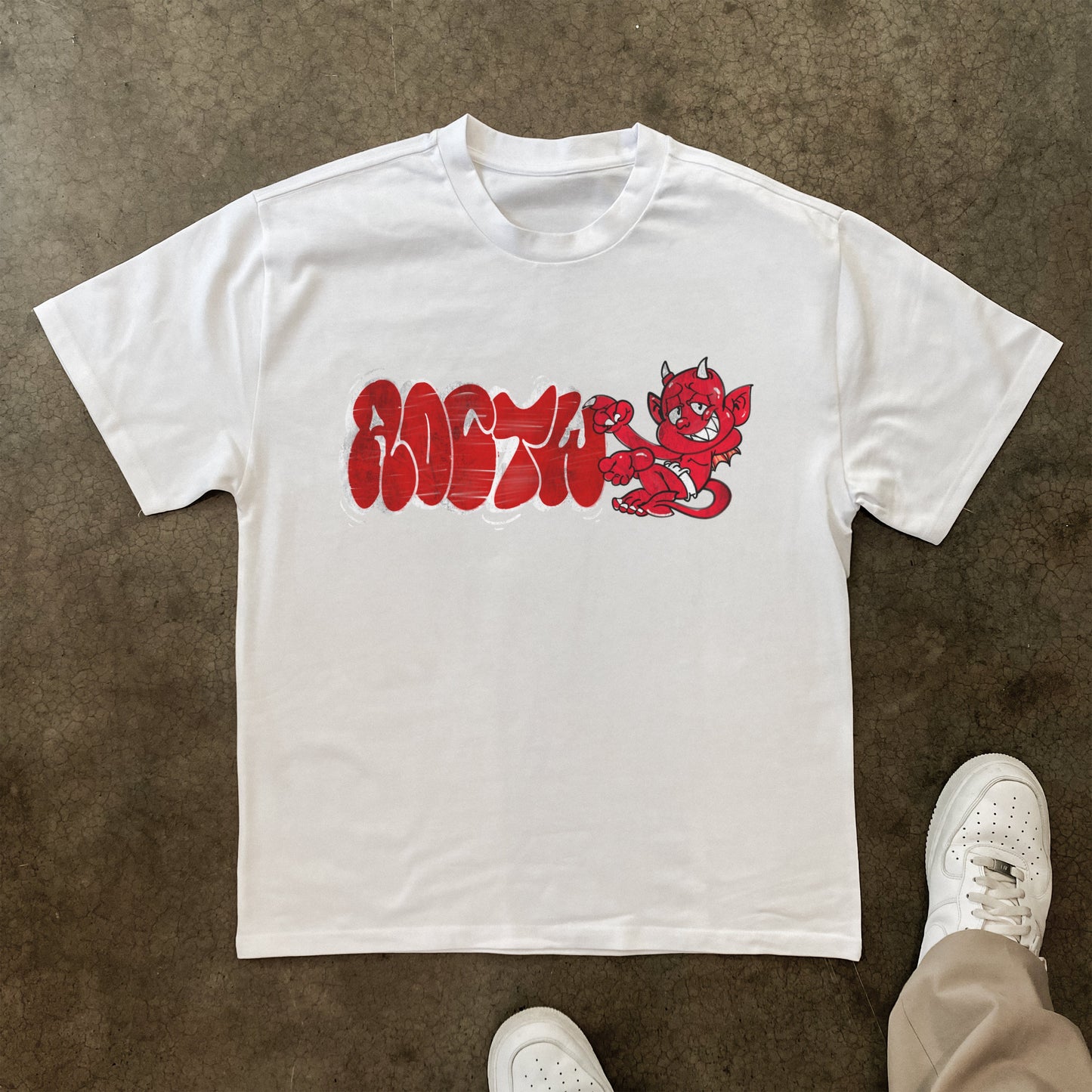 AOCTW DEVIL HEAVYWEIGHT BLACK T-SHIRT