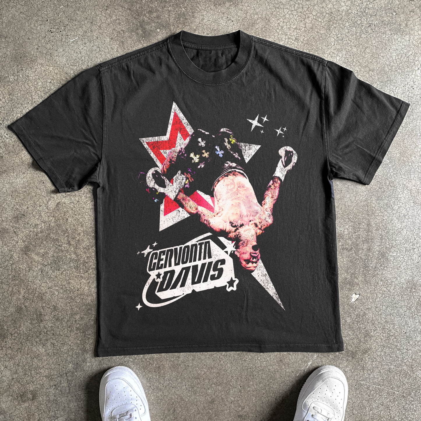 GERVONTA DAVIS 'FLIP' HEAVYWEIGHT BLACK T-SHIRT