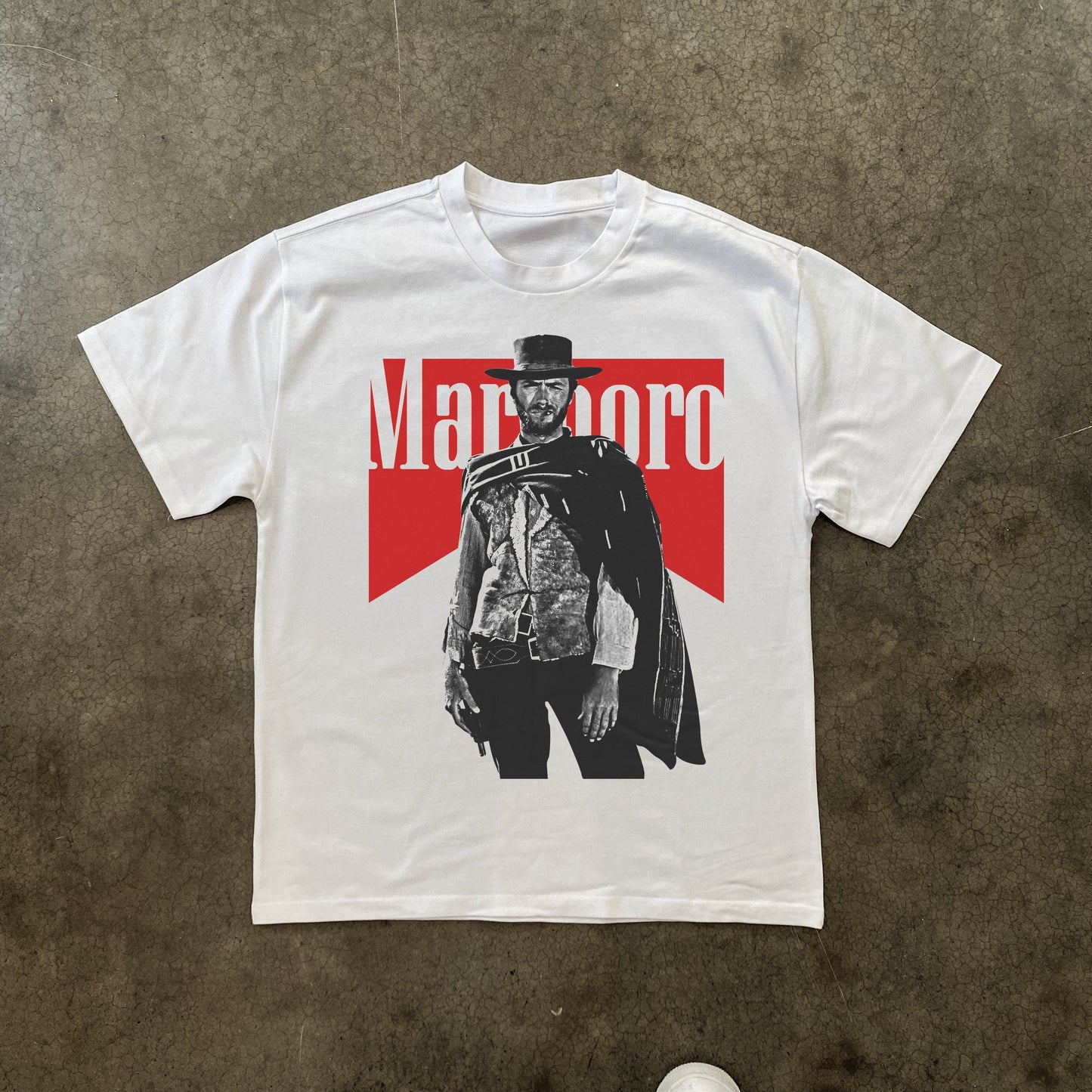 GOOD BAD UGLY X MALBORO WHITE HEAVYWEIGHT T-SHIRT