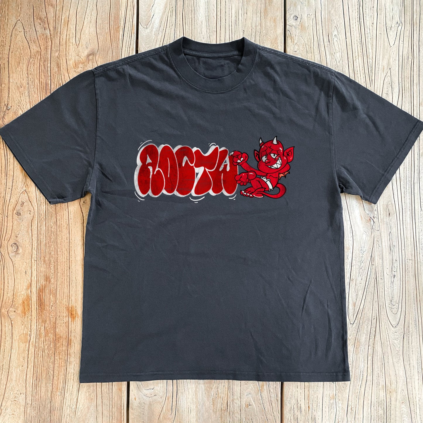 AOCTW DEVIL HEAVYWEIGHT BLACK T-SHIRT