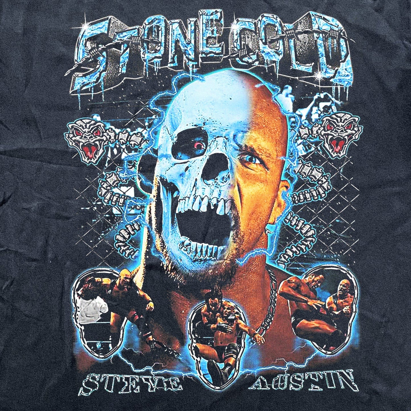 `STONE COLDÃ¢â‚¬â„¢ HEAVYWEIGHT BLACK T-SHIRT