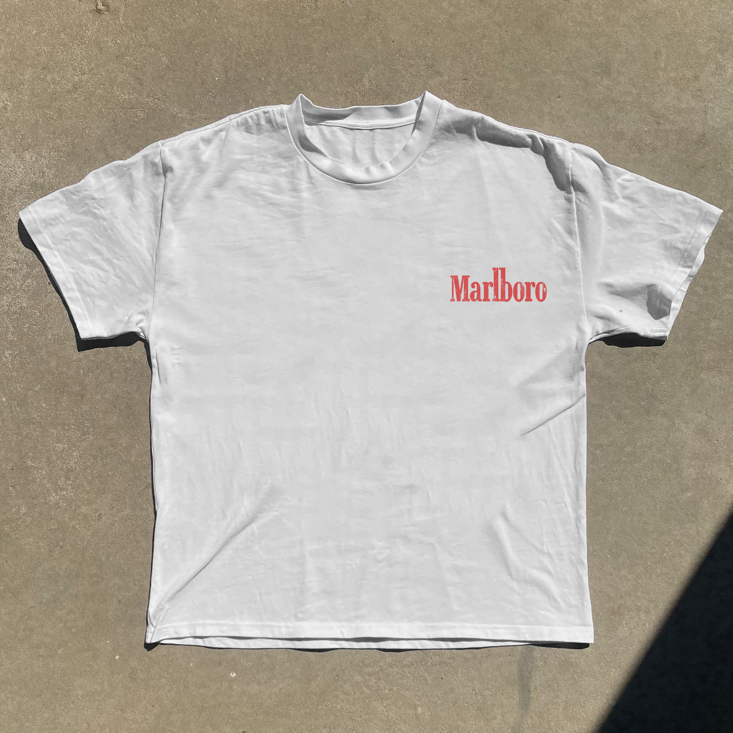 COWBOYS SMOKE HEAVYWEIGHT WHITE T-SHIRT
