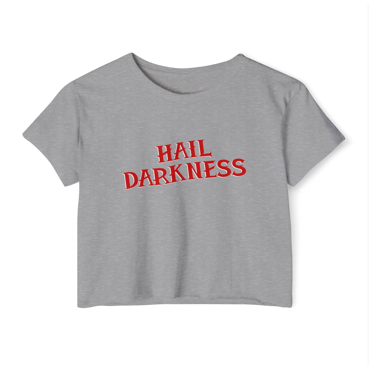 Hail Darkness Cropped T-Shirt