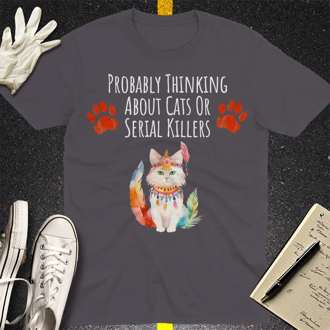 Feline & True Crime T-shirt