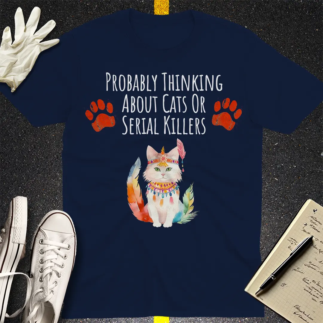 Feline & True Crime T-shirt