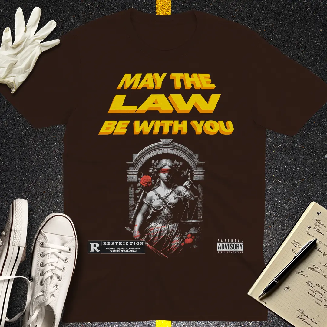 May the Law Be With You T-shirt