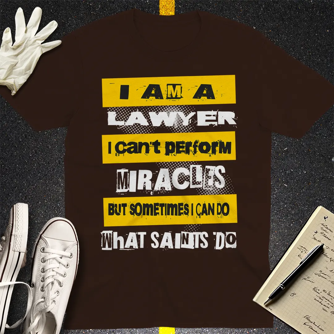 Lawyer's Miracle Work T-shirt