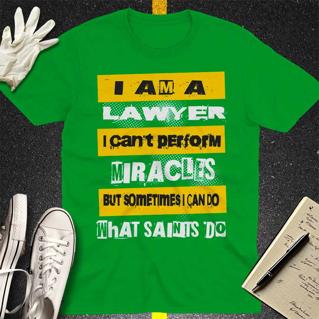 Lawyer's Miracle Work T-shirt