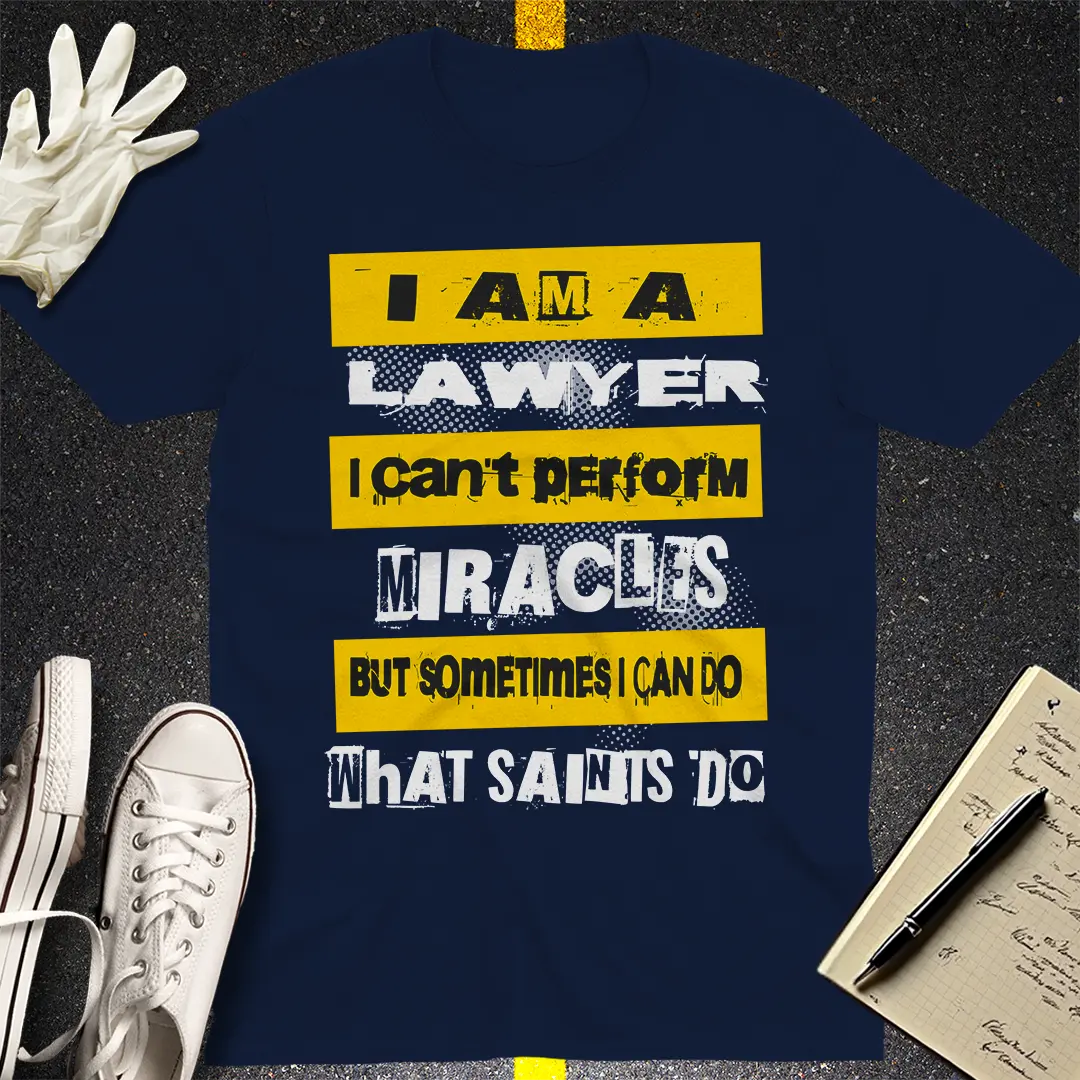 Lawyer's Miracle Work T-shirt