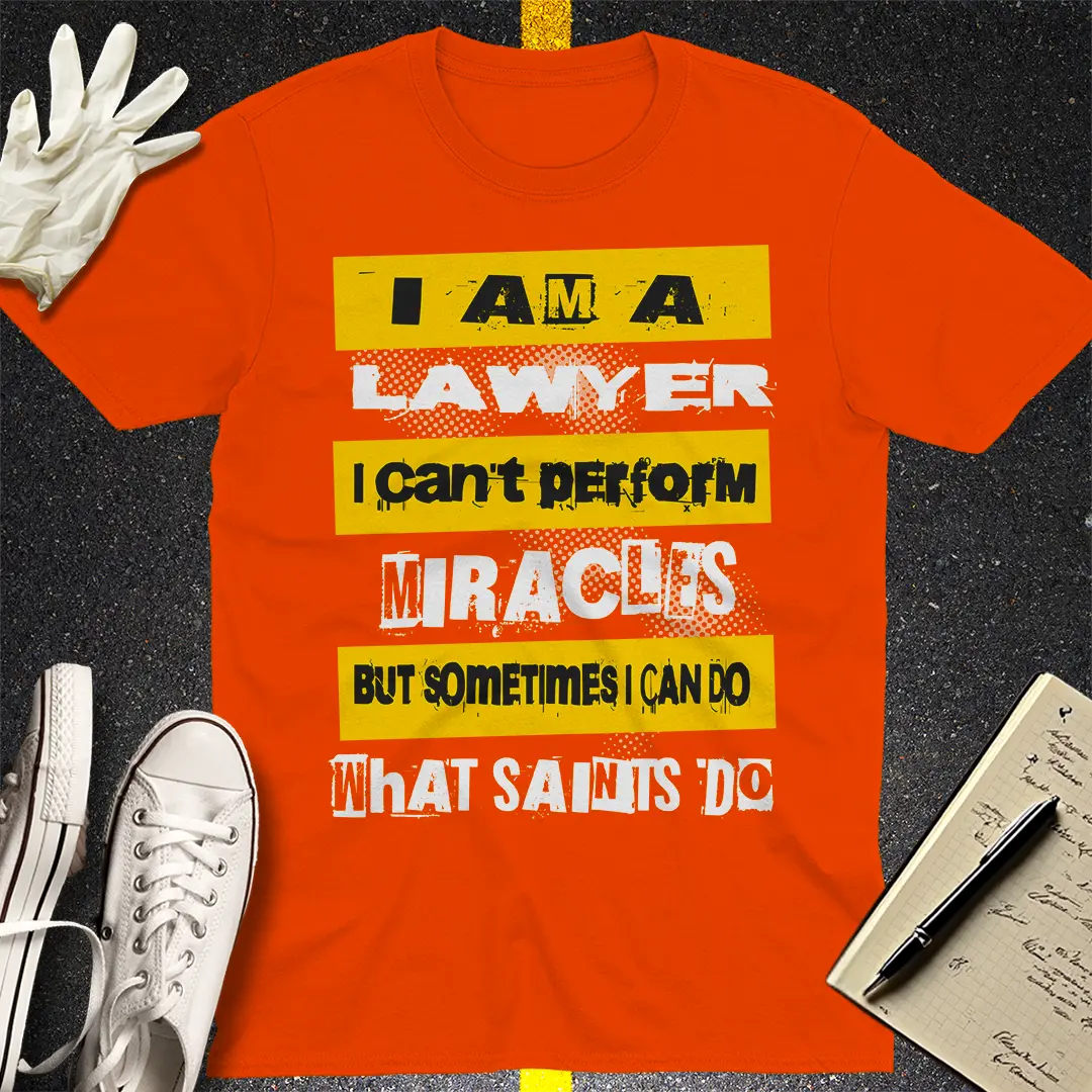 Lawyer's Miracle Work T-shirt