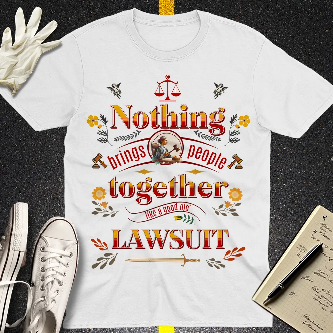 Lawsuit Reunion T-shirt