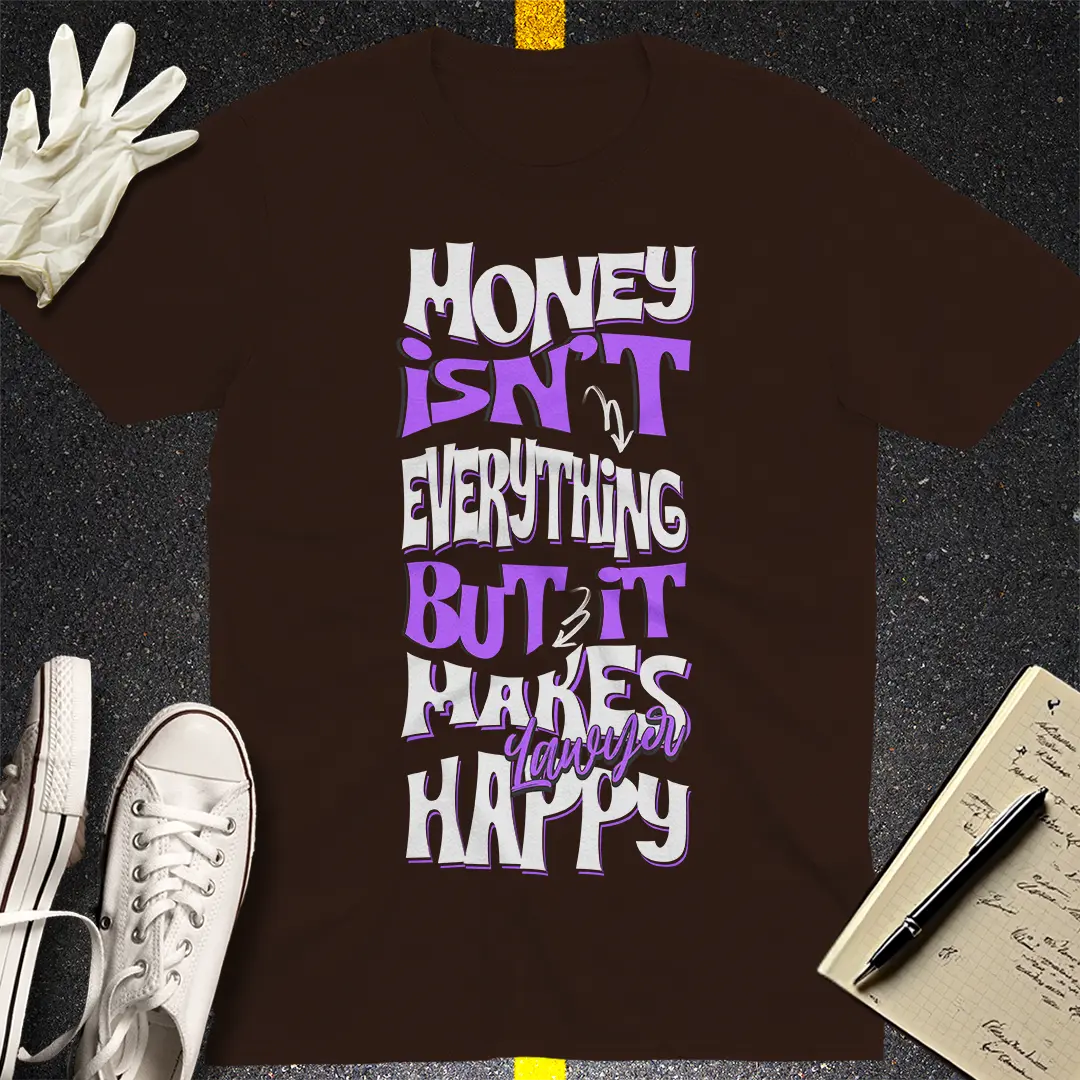Money Makes Lawyers Happy T-shirt