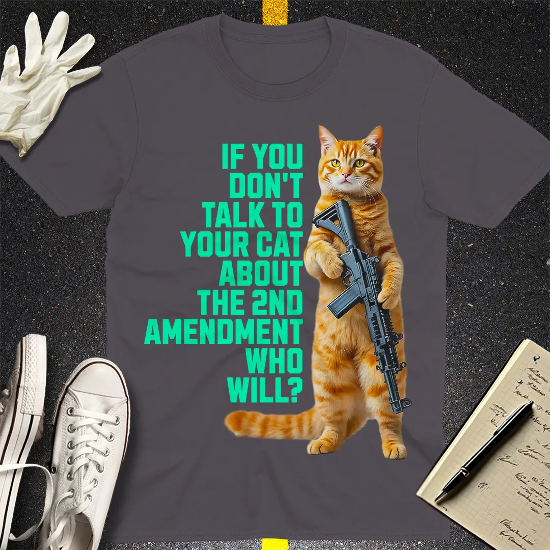 Armed & Purrpared - 2nd Amendment Cat T-shirt