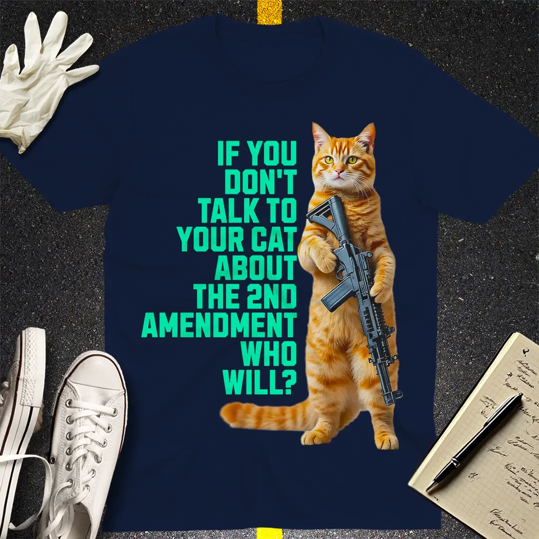 Armed & Purrpared - 2nd Amendment Cat T-shirt