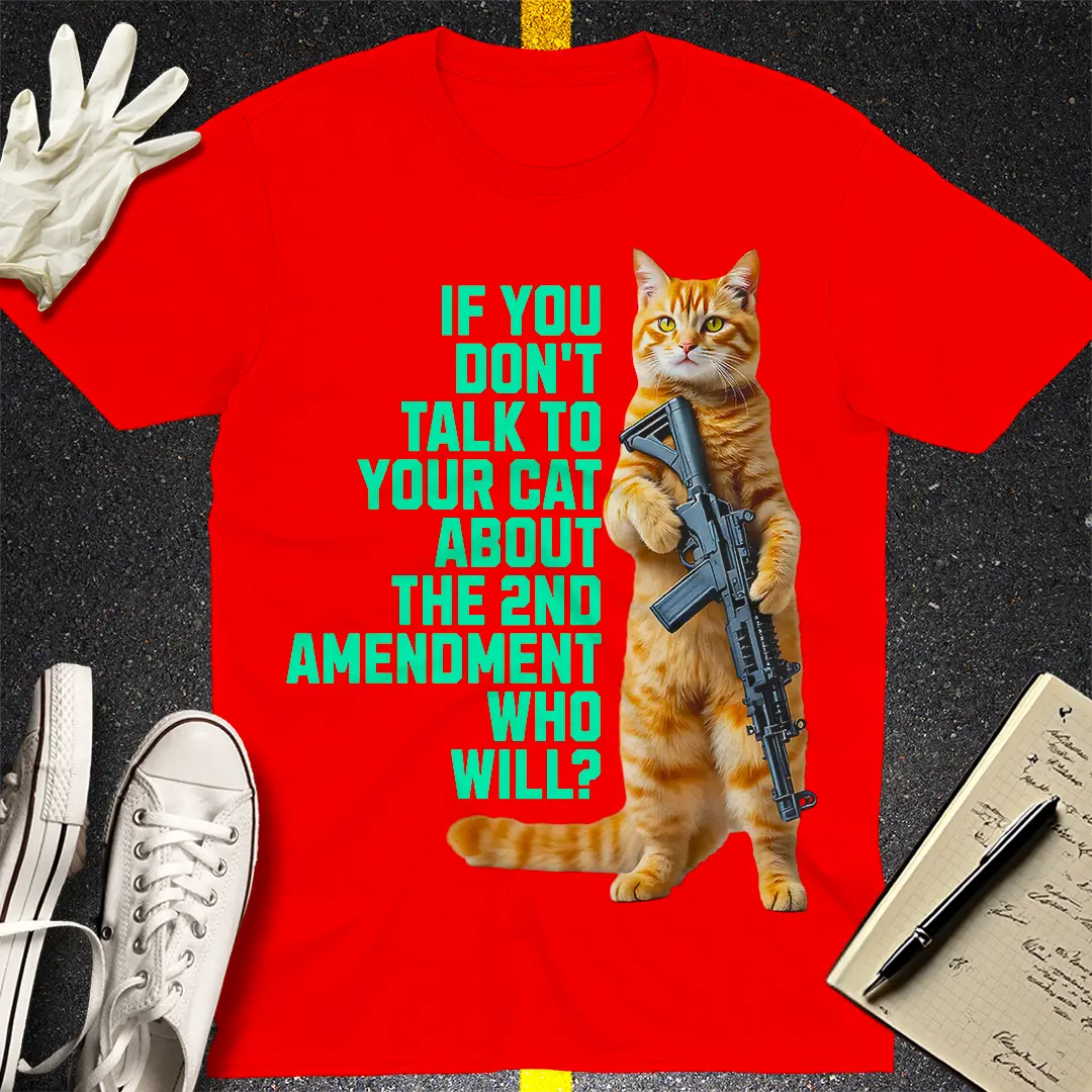 Armed & Purrpared - 2nd Amendment Cat T-shirt