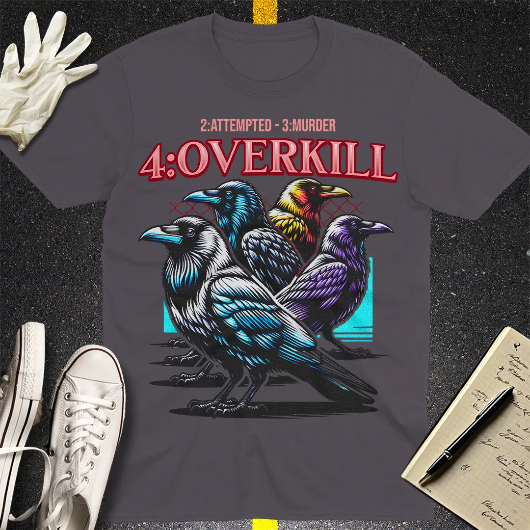 Overkill - Crow Crime Code T-shirt