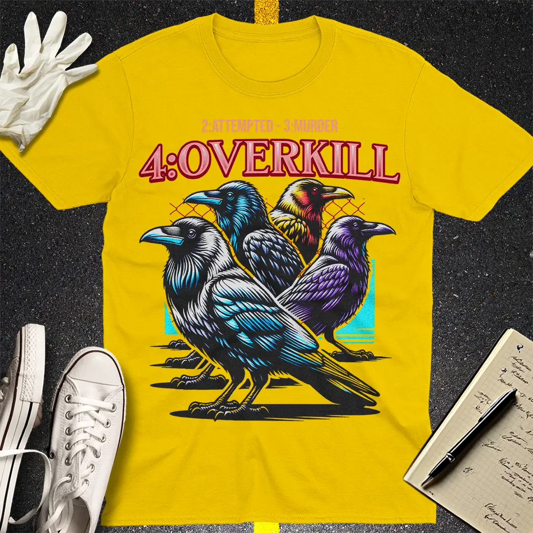 Overkill - Crow Crime Code T-shirt