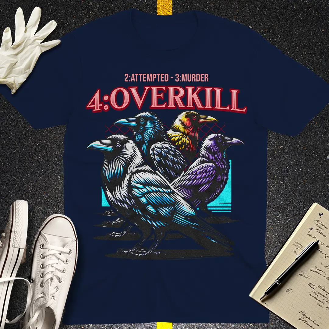 Overkill - Crow Crime Code T-shirt