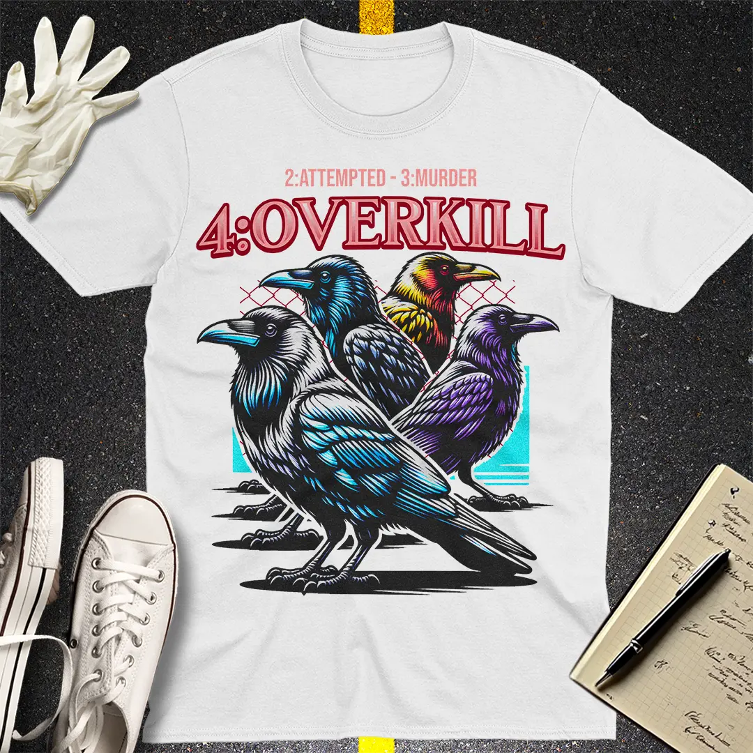 Overkill - Crow Crime Code T-shirt