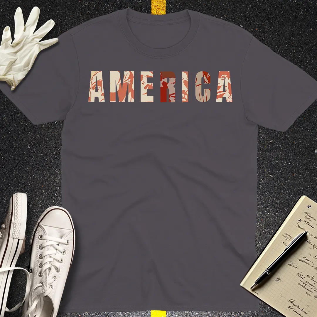 America Bold Minimalist T-Shirt