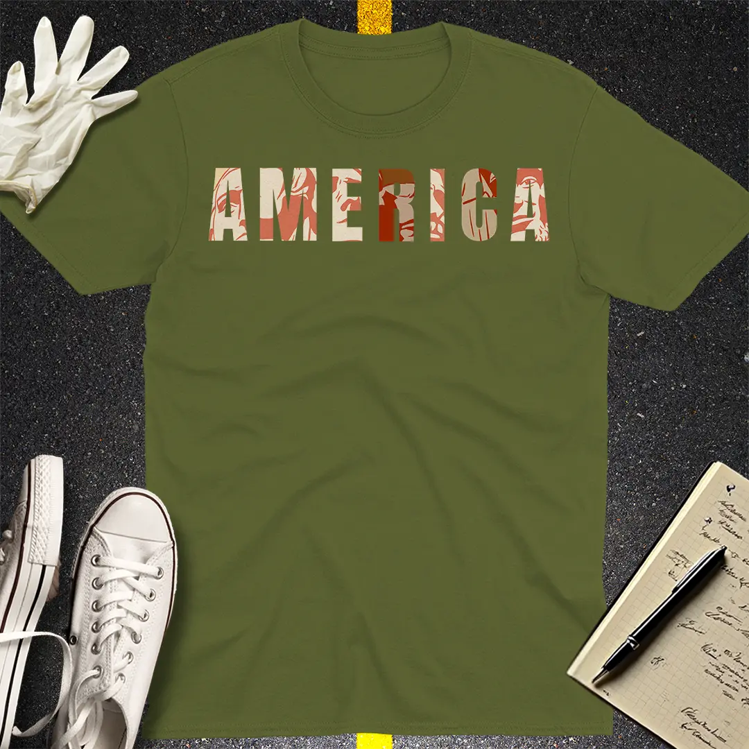 America Bold Minimalist T-Shirt