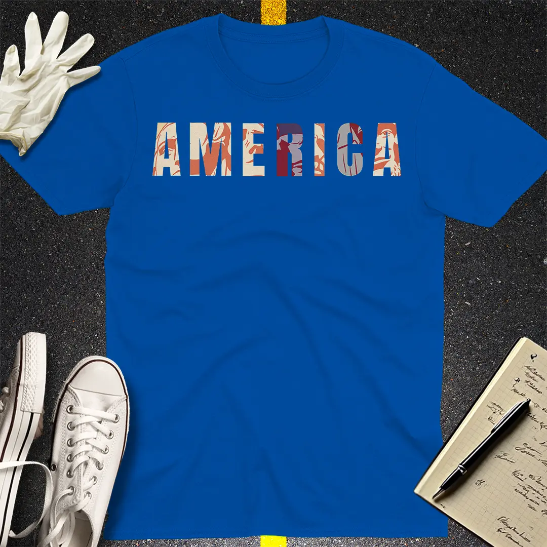 America Bold Minimalist T-Shirt