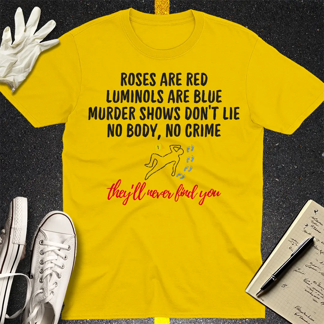 Crime Scene Poetry T-Shirt
