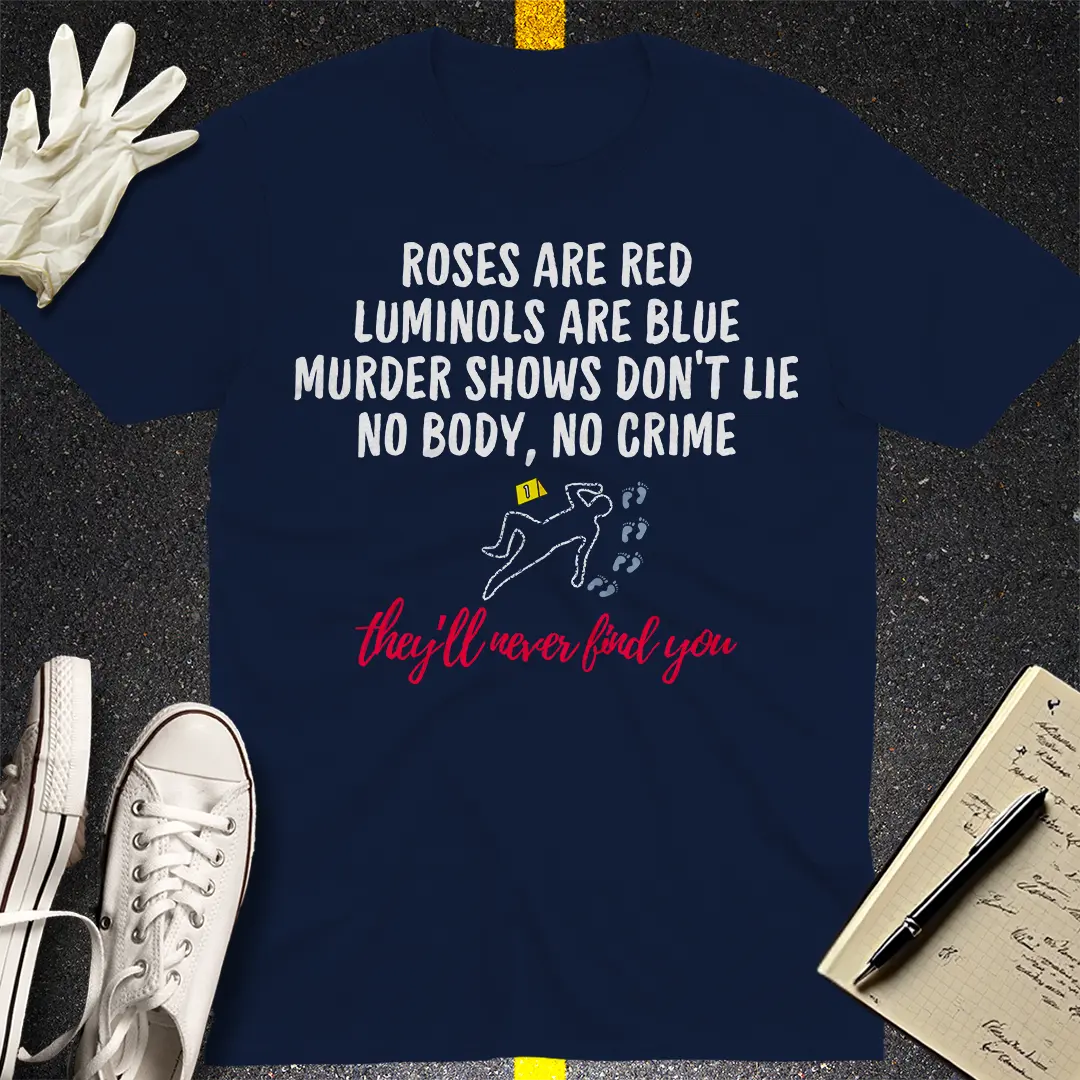 Crime Scene Poetry T-Shirt