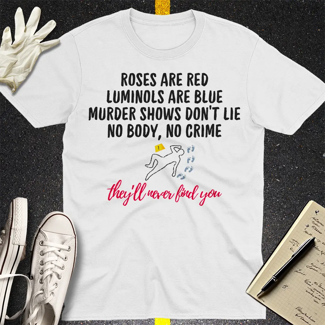 Crime Scene Poetry T-Shirt