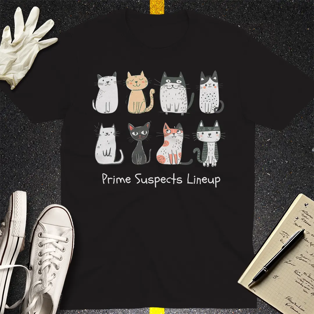 Quirky Cats Squad T-Shirt